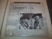 UMBERTO D. Criterion Laserdisc BRAND NEW SEALED VERY RARE GREAT FILM SUBTITLED!