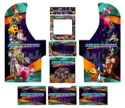 Arcade 1Up Multicade Classics Cabinet Graphics Sticker Kit Wrap Set
