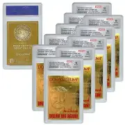 DONALD TRUMP 2025 47th President GOLD SIGNATURE Card GEM-MINT 10 ** QTY 10