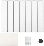 Stone Drying Mat for Kitchen Counter, Foldable Stone Dish Drying Mat, Nonslip Stone Drying Pad, Reusable Dish Drainer Mat, Diatomaceous Earth Mats for Home, 15.75"x11.81" (White)