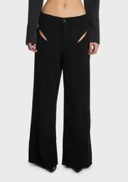 [The Ragged Priest] Cord Cut Out Release Jeans