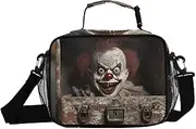 Clown Creepy Box Insulated Lunch Box for Women Men - Ideal for Work, Picnics - Includes Adjustable Shoulder Strap