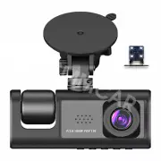 Dash Camera 2in DVR Recording Car 3 Lens Front Inside Rear Parking Monitoring (for: Volvo)