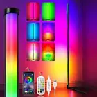 RGB Floor Lamp Corner Light Stand LED Bluetooth Remote APP Control Streaming AU