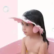 Baby Shower Cap Adjustable Hair Wash Hat for Newborn Infant Ear Protection Co'E9