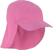 [SunBusters] Girls UV Legionnaire Hat - UPF50+ Sun Protection - Sizes 1-12 Years (Mimosa Combo, Poppy Combo, Flamingo & Bluebell)