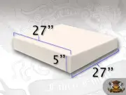 5" x 27" x 27" Square Foam Sheet
