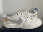 NIKE AIR JORDAN X UNION AJKO KO 1 LOW SP NEUTRAL GREY SAIL OFF WHITE SZ 7.5