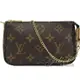 Juliet茱麗葉精品 Louis Vuitton LV M58009 Monagram 經典花紋迷你手提鍊包/萬用收納包現金價$21,800