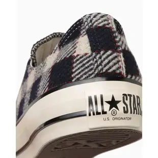 #ALLSTAR US WOOL PLAID OX #converse 格紋款  重現90年代 經典格子羊毛材料作為鞋面