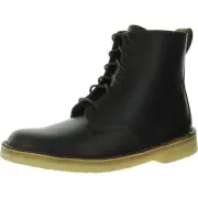 Clarks Womens Brown Lace-Up Leather Chukka Boots 6.5 Medium (B,M) BHFO 1684