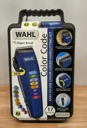 WAHL Color Coded Clippers - 17 piece Kit - NEW -