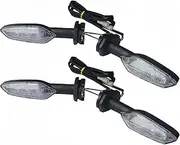 Motorcycle Indicators Flowing Turn Signal Lights For YA&MA&HA YZF Motorcycle Turn Signal LED Indicators Light For YA&MA&HA R15 R25 R3 R125 MT-25 MT-03 MT15 MT-15 M-Slaz(4pcs clear)