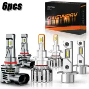 For Jaguar S-Type 2000-04 6000K LED faro alto bajo niebla luces bombillas Combo (for: Jaguar)