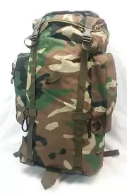 45L Woodland Army Camo Rio Grande Hiking Tactical Large Backpack Camping