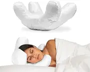 Flawless Face Pillow + Free White Satin Pillowcase! Beauty Sleep, Anti Wrinkles-Aging, Back Sleeping