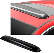 34inch 880mm Universal Fit Rain Snow Guard Sun roof Wind Deflector, 1pc Tape-On Dark Smoke Tint Auto Moonroof Window Visor RN88