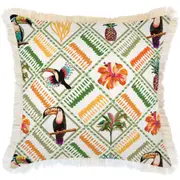 Cushion Cover-Coastal Fringe-Sanctuary-60cm x 60cm