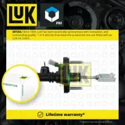 Clutch Master Cylinder fits TOYOTA AVENSIS ADT270 2.0D 08 to 18 1AD-FTV LuK New