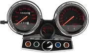 Zohisin Motorcycle Instrument Cluster Gauges Assembly Speedometer Odometer Red Scales Specially Designed to Fit CB400 CB400SF MC31 from 1995 to 1998 with Various Functions Like