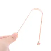 Copper Tongue Scraper U Type Cleaner Scraper Dental Oral Care Hygiene C!ex CR