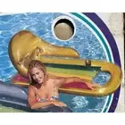 Gold Rainbow Intex Pool Inflatable King Kool Lounge Wet Set NEW Pride Vtg 1997