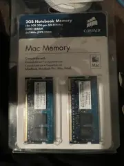 Corsair 2x 1 GB 200 PinSO-DIMM DDR2 SDRAM Memory (VSA2GSDSKIT667D2G)