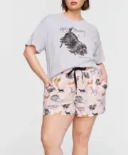 NEW PETER ALEXANDER HAIRY MACLARY TOP & PLUSH SHORTS PJ SET 2+ 20-22 RRP$129.90