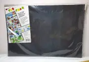 EVA Craft Foam Sheet 12"X18" Black 7/64" Thickness Lot of 8