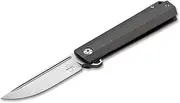 BKER PLUS Cataclyst Framelock EDC Folding Knife, Titanium, G10 Handles, Deep Carry Clip (Titanium)