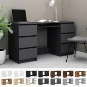 Writing Desk 140cm Chipboard Bedroom Furniture Table Multi Colours vidaXL
