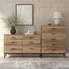 Merryluk Bronx 5 Chest of Drawers Dressers and 6 Chest of Drawers Bundle