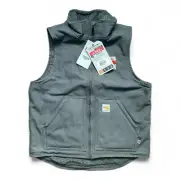 Carhartt Mens FLAME-RESISTANT QUICK DUCK SHERPA LINED VEST Flame Resistant