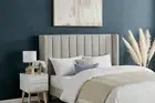 Brosa Isabella Bed Head (Cloud Grey, Queen), Headboards & Footboards, Furniture