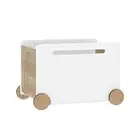 Kids Toy Box Container Children Chest Storage Organizer Wheels Toys Clothe AR-WH