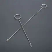 2Pcs Sewing Loop Turner Hoop for Fabric String Belts Practical Tool 26.5cm/18cm