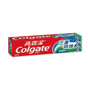 高露潔 牙膏 三重功效 160g 含氟牙膏 清香薄荷 牙齒清潔