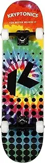 Kryptonics 31-inch Star Series Complete Skateboard Rainbow Dot