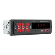 Car Stereo Radio LED Display Bluetooth MP3 Player In-Dash FM USB AUX Input 1 Din (for: Honda Civic)