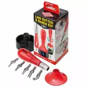 ESSDEE Lino Cutter Burnisher Baren Kit or Printing Stamps Printmaking Tools
