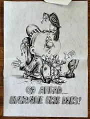 Vintage Tri-Chem #8393; “Go Ahead Everyone Else Does” 26” X 19” Pattern w/ Instr