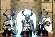 Playmobil Knights Templars Crusades Custom Made - Super Heavy Teutonic Knights!!