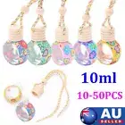 Car Hanging Diffuser Air Freshener Empty Perfume 10ml Mini Glass Bottle Ornament