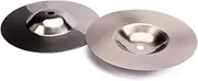 OFFIGAM 2pcs Silver Crash Cymbals for Beginners Durable Percussion Instrument Accessories High Hardness for Students and Practice Sessions