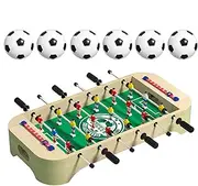 Football Table - 51.2x24.8x11.6cm Football Table Foosball Soccer Indoor Game | Wood Football Board Desktop Games | Soccer Board Game Tabletop Foosball for Birthdays Festivities, Thanksgiving