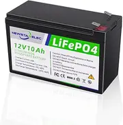 LiFePO4 Lithium Battery 10AH 12V Lifespan for RV, Solar, Trolling Motor & Camping