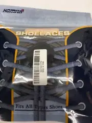 Homar Elastic Lacing System Slip On No Tie Shoelaces BROWN - New