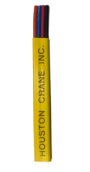 12/4 Flat Festoon Yellow Cable PVC Jacket Wire 600V (4 Conductor - # 12 AWG)