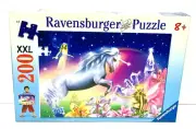 Ravensburger Kids 200 XL Puzzle "Land of the Fairies" Unicorns 2006 New Sealed