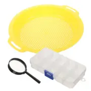 1 Set Filter Tool Handheld Sieve Pan For Mine Filter